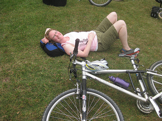 Bikes at the festival